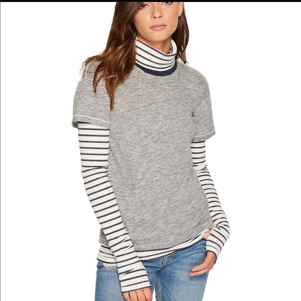 Free people piper layered top